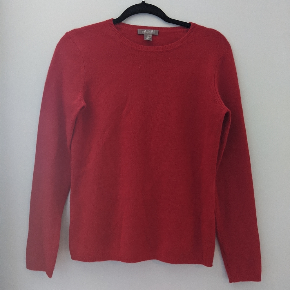 Deep Red Cashmere Sweater